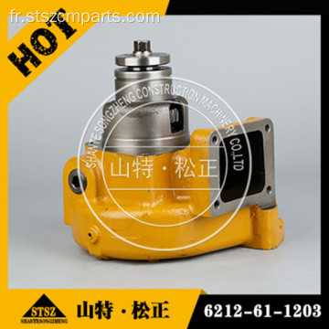 D155A-6 pompe à eau du moteur 6D140 6261-61-1201